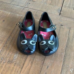 Mini Melissa French bulldog Mary Jane shoes
